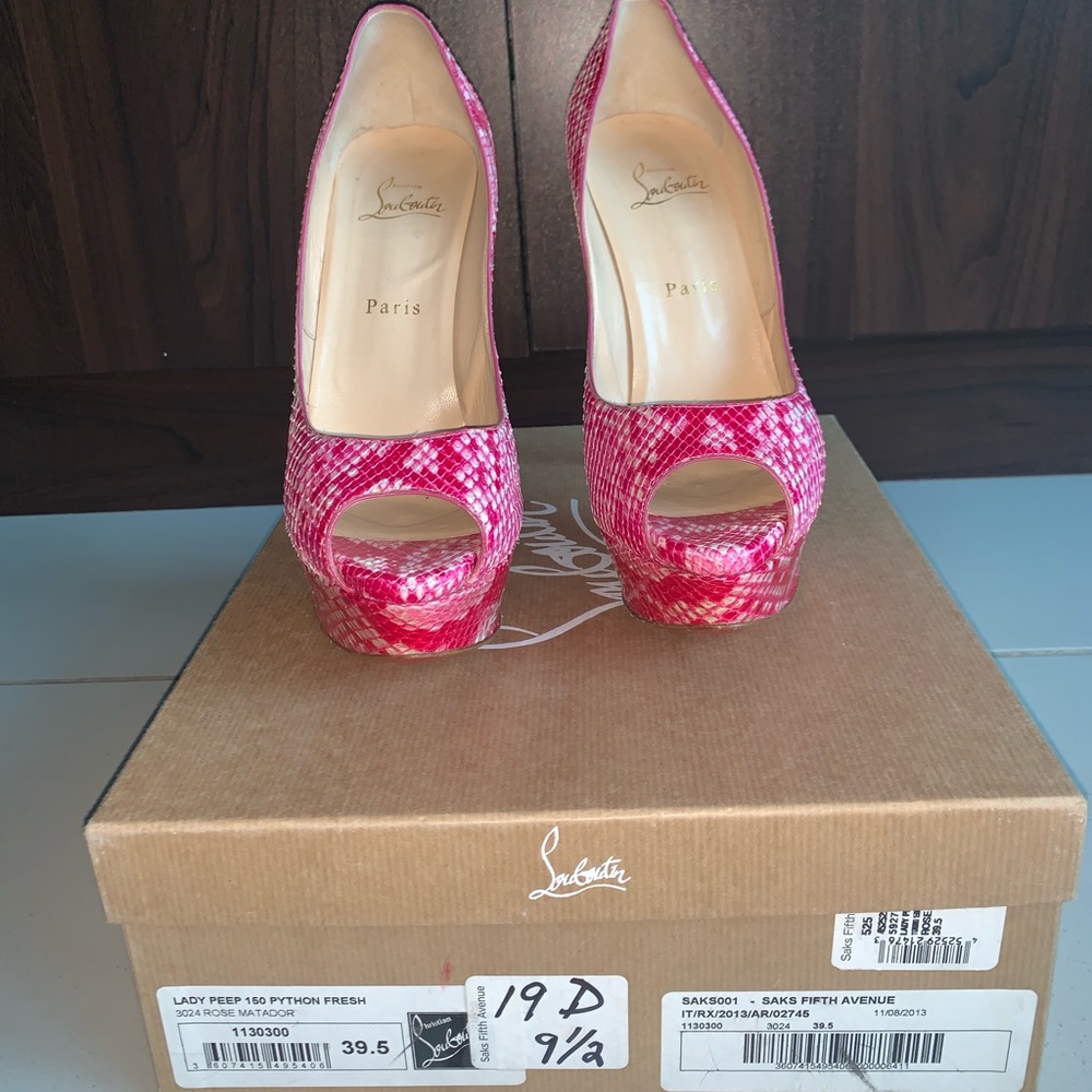 Lady peep 150 python fresh rose matador